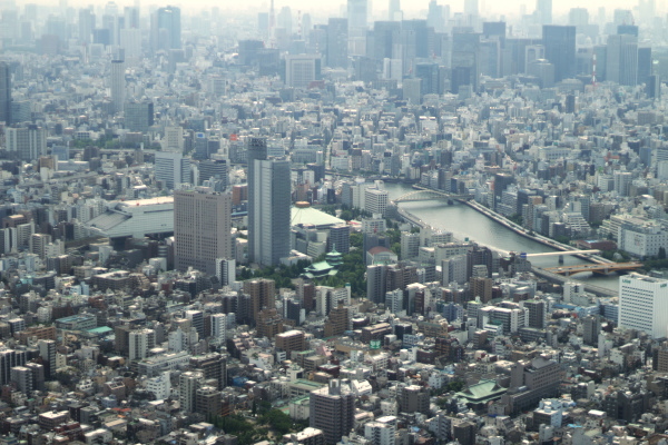 東京スカイツリーから見た風景